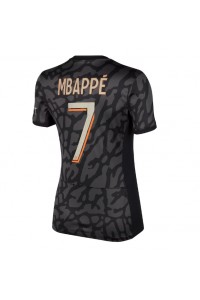 Paris Saint-Germain Kylian Mbappe #7 Fotballdrakt Tredje Klær Dame 2023-24 Korte ermer